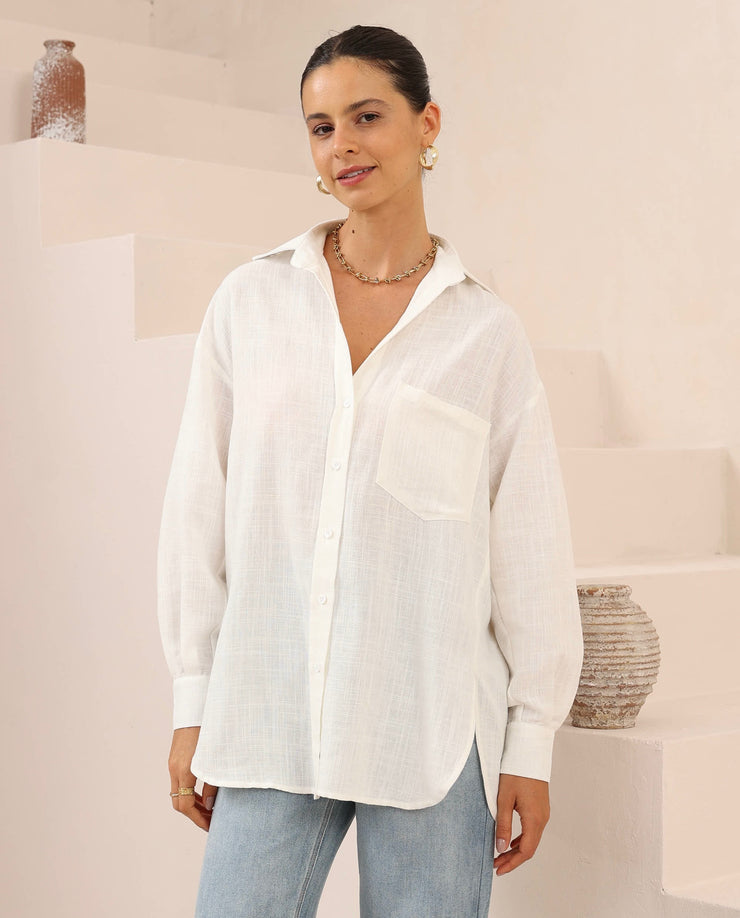 Jasmine Shirt - White