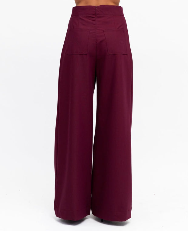 Chloe Pants - Wine