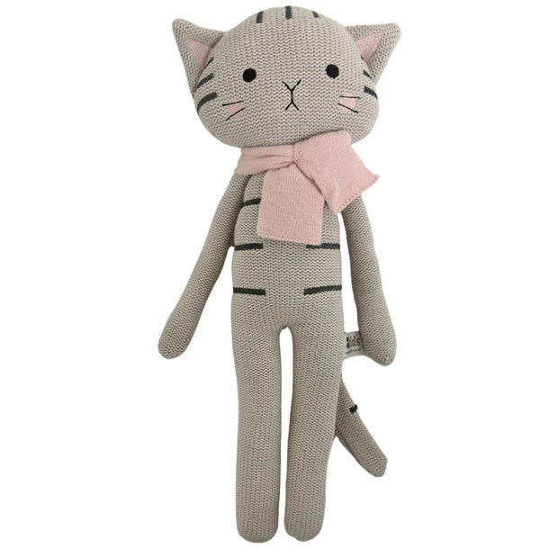 ES KIDS Eco Knitted Cat - Large 40cm