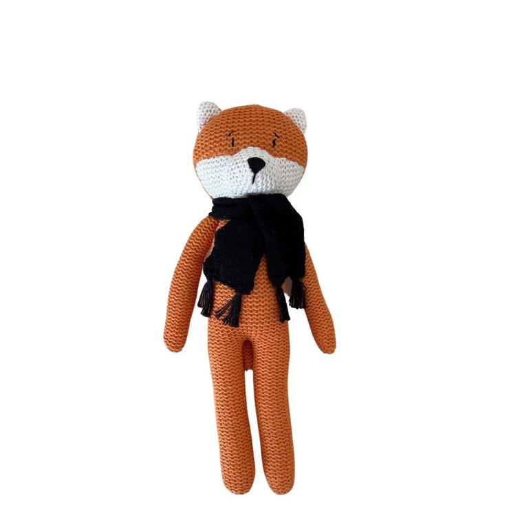 ES KIDS Eco Knitted Fox Rattle - 25cm