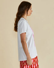 Ellia Crew Tee - Sardinia Print