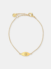 Evil Eye Bracelet - 18K Gold Plated