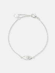Evil Eye Bracelet - Sterling Silver Plated