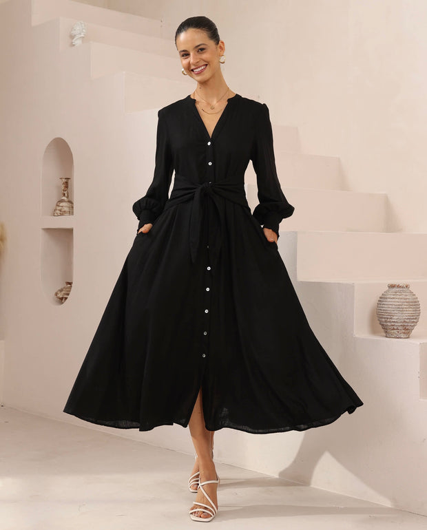 Alba Linen Dress