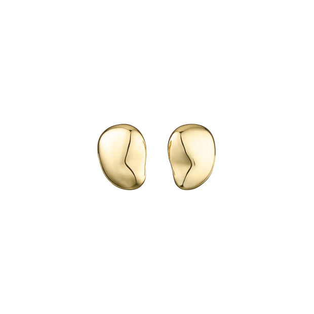 FAVA GRANDE Studs - 14K Gold Plating