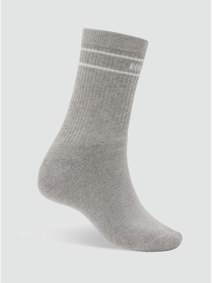 Flashdance 1/2 Crew Sock - Silver Marle