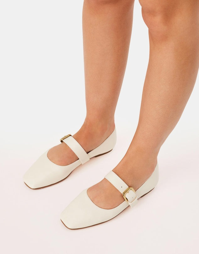 FREDIA Ballet Flats - Bone