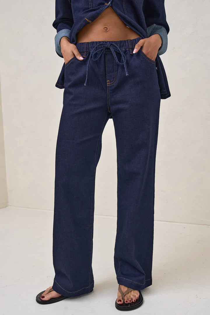 SOL GuruGuru FreshMan Denim Pants indigo SOL soonerorlater 