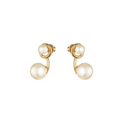 GRACE Pearl Earrings - 14KT Gold Plating