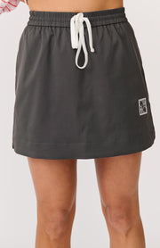 (PRE-ORDER) Georgia Mini Skirt - Charcoal