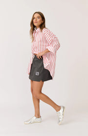 (PRE-ORDER) Georgia Mini Skirt - Charcoal