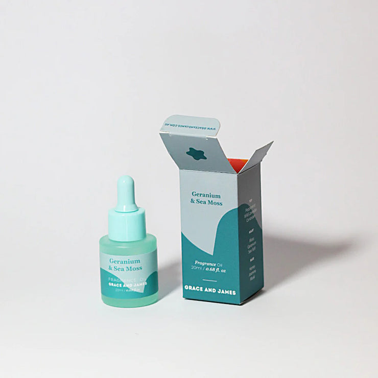 Felt Air Freshener - Geranium & Sea Moss