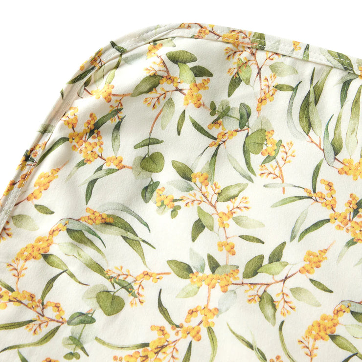 Jersey Wrap & Top Knot Set - Golden Wattle