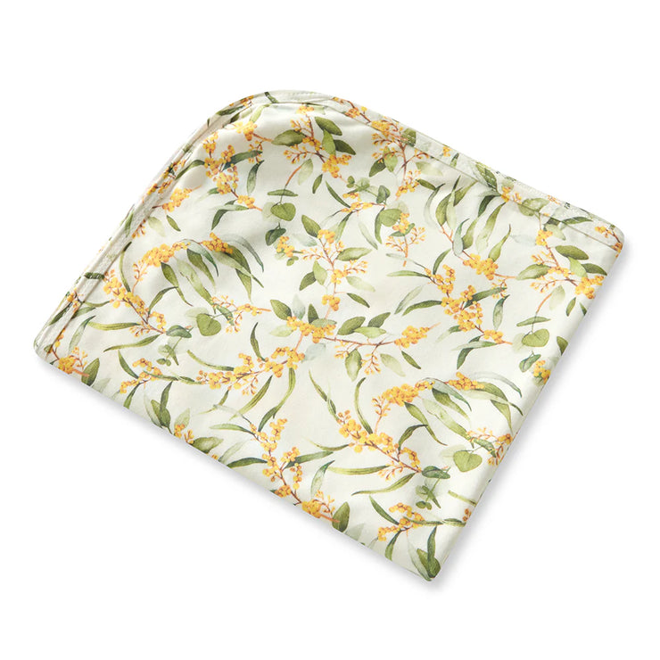 Jersey Wrap & Top Knot Set - Golden Wattle
