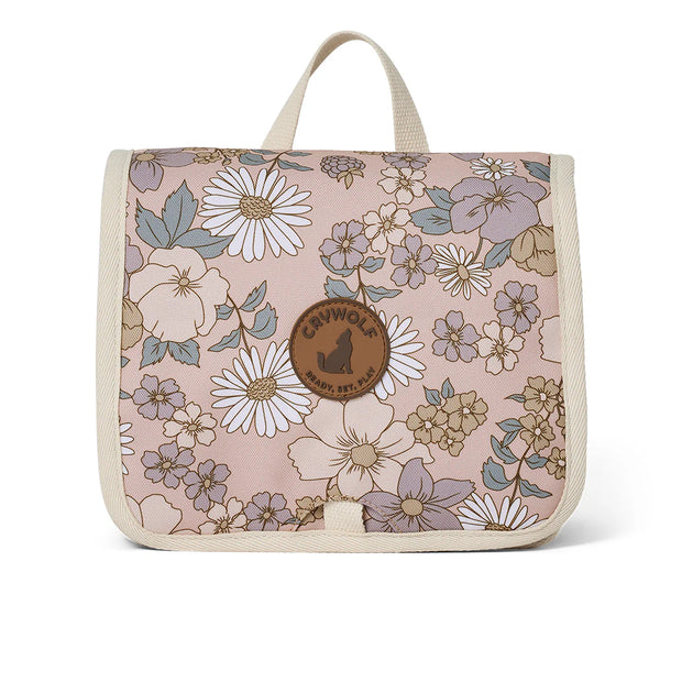 CRYWOLF Kids Hanging Toiletry Bag - Daisy Floral