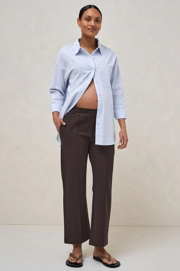 High Road Cropped Pant - Chocolate