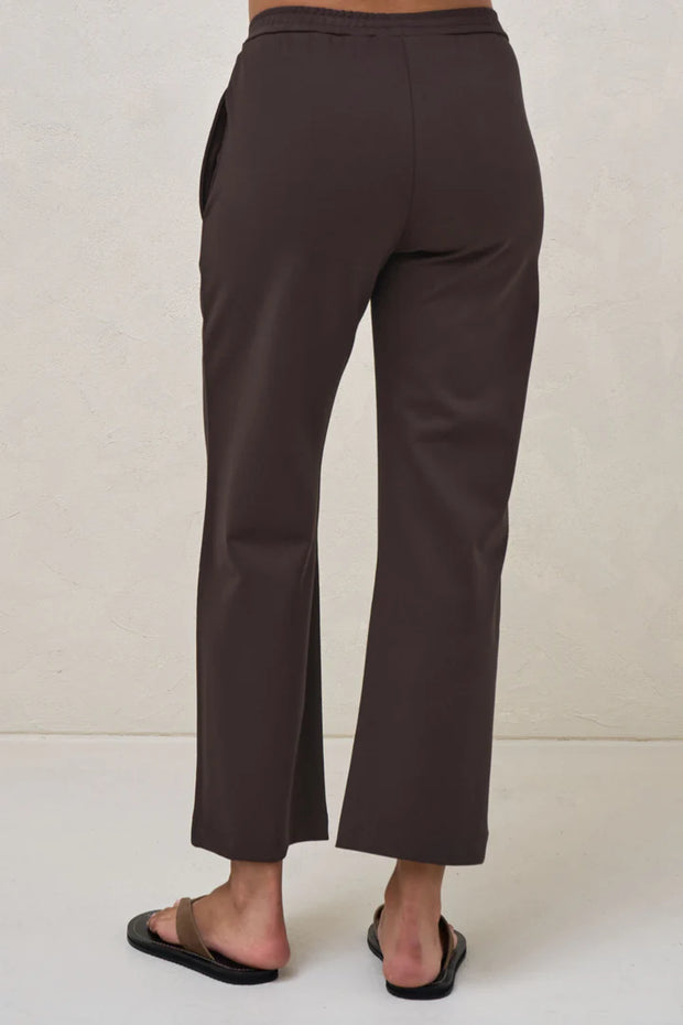 High Road Cropped Pant - Chocolate