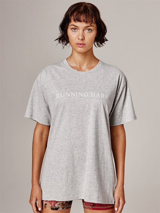 Hollywood 90's Relax Tee - Silver Marle