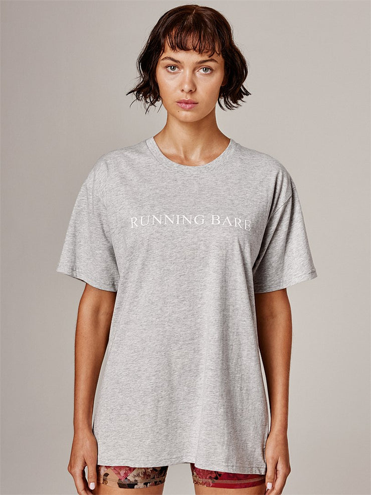 Hollywood 90's Relax Tee - Silver Marle