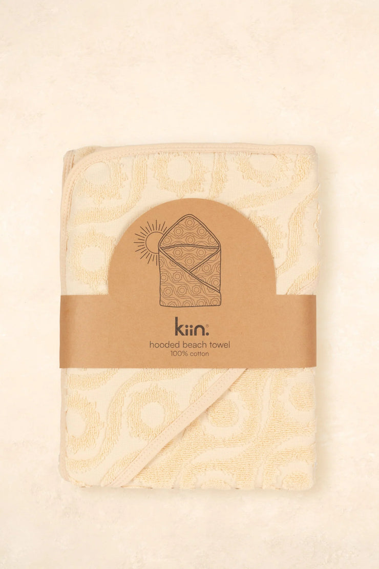 KiiN - Hooded Beach Towel - Oat