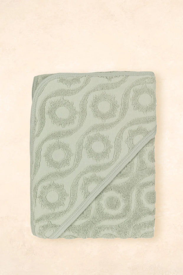 KiiN - Hooded Beach Towel - Sage