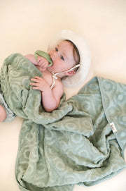 KiiN - Hooded Beach Towel - Sage