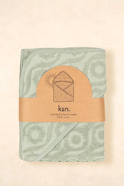 KiiN - Hooded Beach Towel - Sage