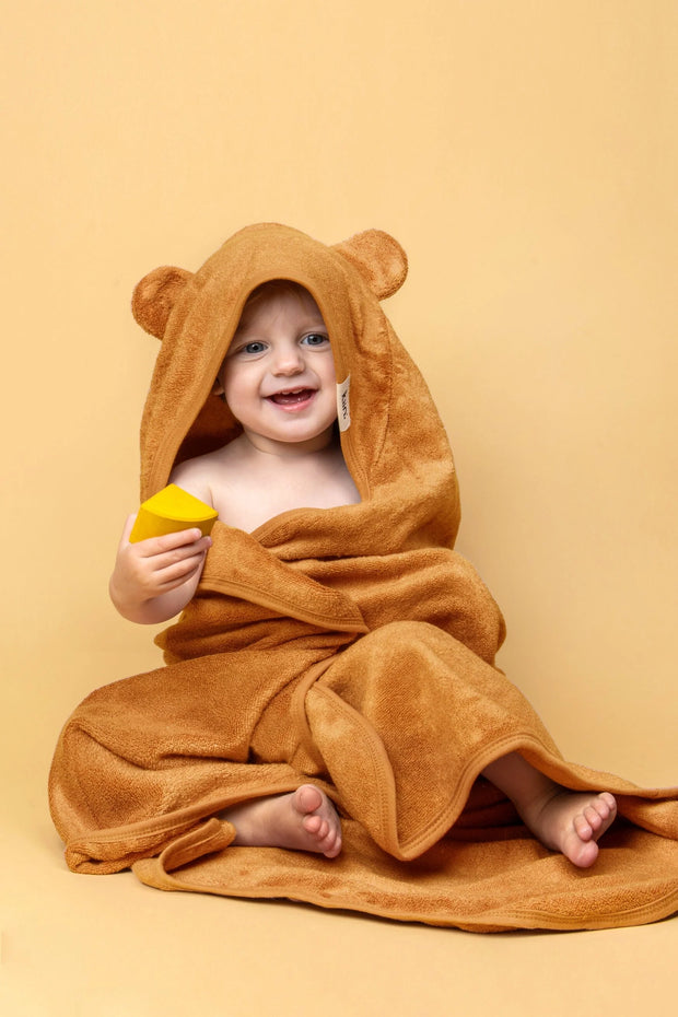KiiN - Hooded Towel - Caramel