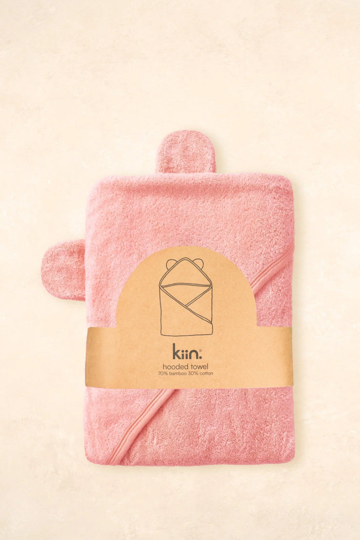 KiiN - Hooded Towel - Peony