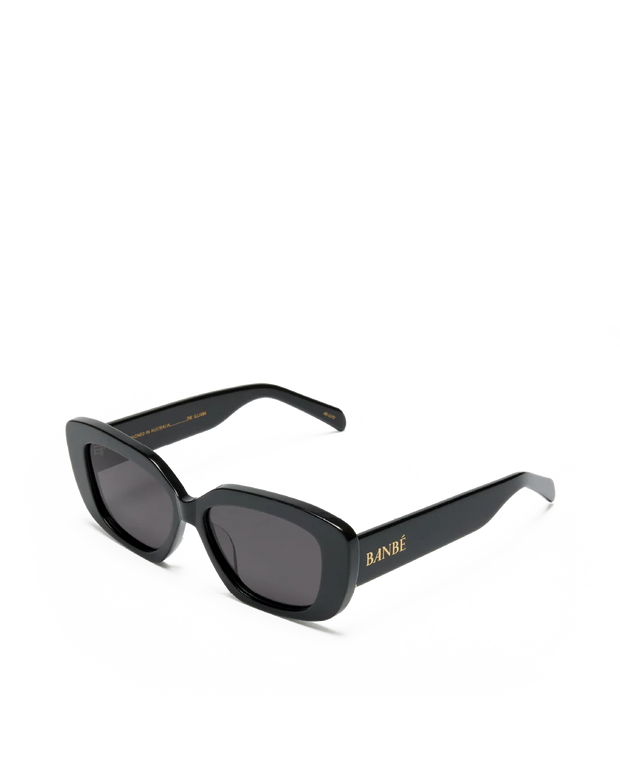 THE ILLIANA Black-Black Sunglasses