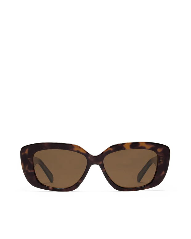 THE ILLIANA Havana-Chocolate Sunglasses