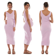 Serenity Sleeveless Knit Dress - Lilac