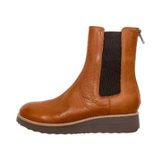 OREMI Chelsea Leather Boots - Drambuie Choc