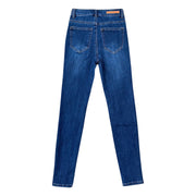 Jolie Button Skinny Jean - Dark Wash