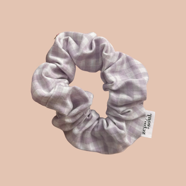 Scrunchie - Lilac Gingham