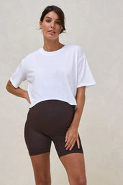 Into It Crop Tee - White
