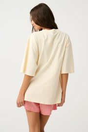 (PRE-ORDER) Jeana Tee - Buttermilk Leopard