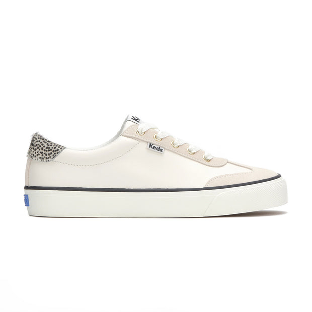 KEDS - Jump Kick T-Toe Leather - Suede Snow White