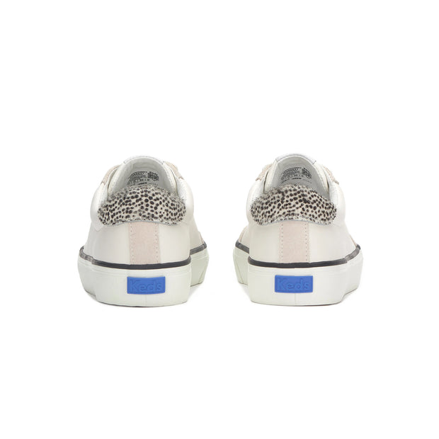 KEDS - Jump Kick T-Toe Leather - Suede Snow White