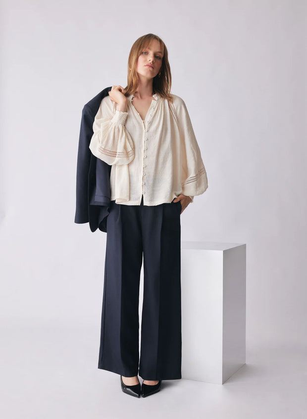 Esmaée - Jupiter Lace Blouse - Ivory