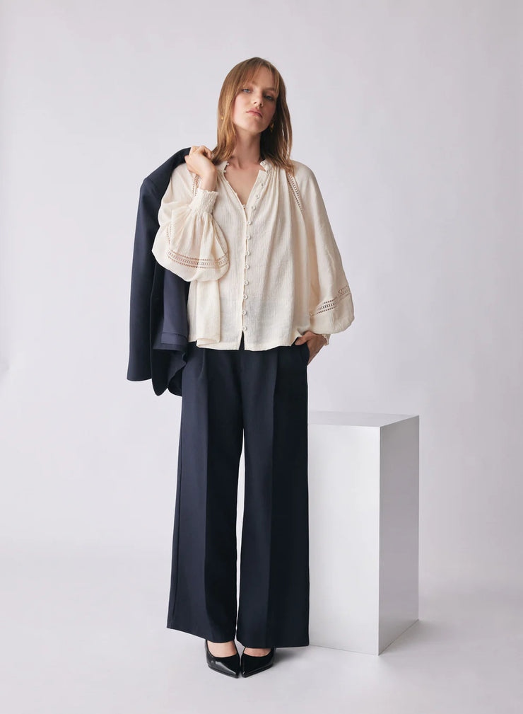 Esmaée - Jupiter Lace Blouse - Ivory