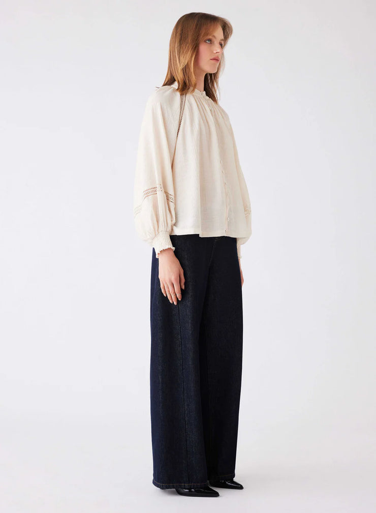 Esmaée - Jupiter Lace Blouse - Ivory