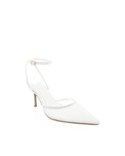 KETIFA Heels - White Mesh