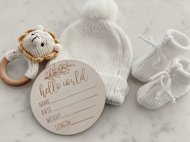 Romper & Co. Knitted Baby Booties