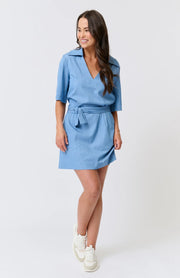 (PRE-ORDER) Korey Mini Dress - Chambray