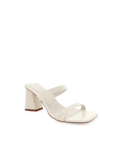 LAUREL Heels - Bone Patent