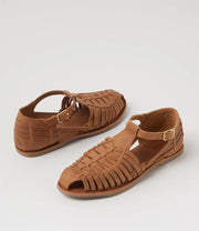 LAORNA Flat Sandals - Tan