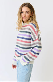 Lola Stripe Knit - Rainbow Mist