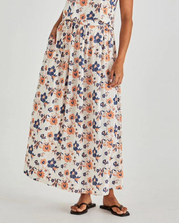 Luca Full Skirt - Floral Embroidery