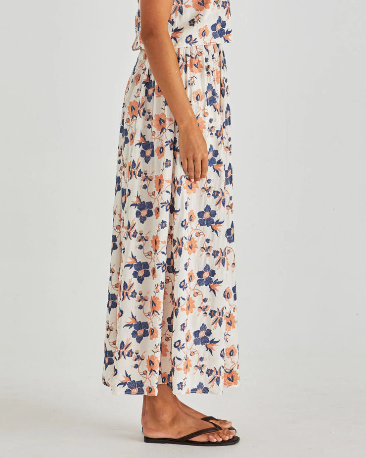Luca Full Skirt - Floral Embroidery